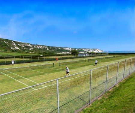 An image of tennis players at East Cliff Sports