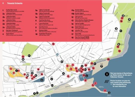 Folkestone Triennial 2025 Map