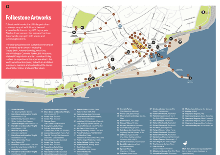 Folkestone Artworks Map